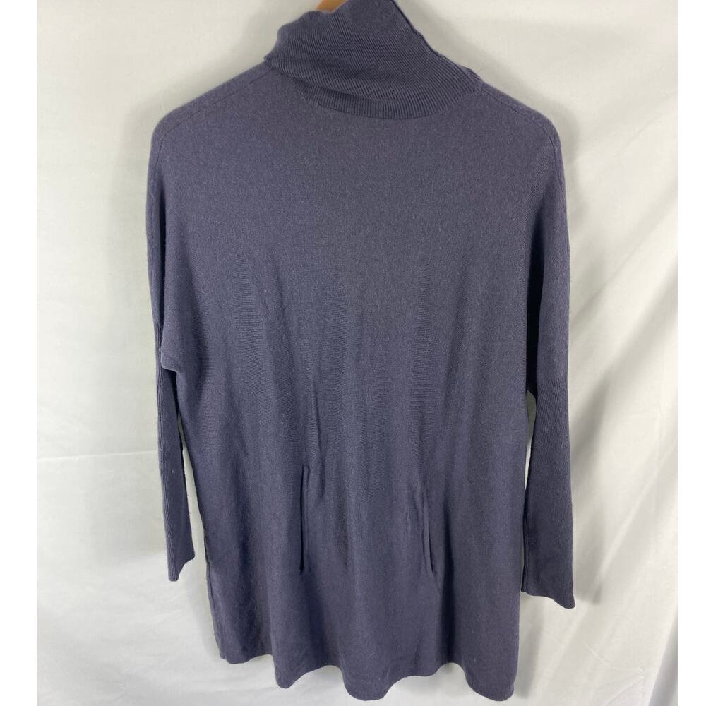Soft Surroundings Turtleneck Tunic Sweater Purple Size Ps